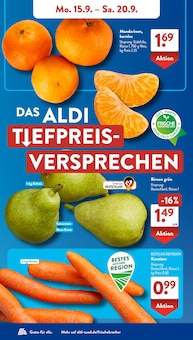 ALDI SÜD Prospekt der aktuellen Woche, gültig von 15.09.2025 bis 20.09.2025 Aktueller ALDI SÜD Prospekt "Gutes für Alle." mit 45 Seiten