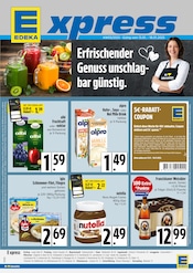 Aktueller E xpress Discounter Prospekt in Garching und Umgebung, "Erfrischender Genuss unschlagbar günstig" mit 4 Seiten, 14.01.2025 - 18.01.2025