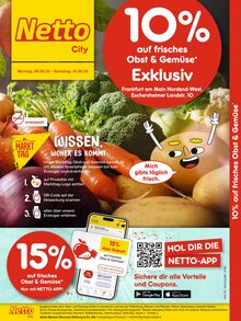 Obst im aktuellen Netto Marken-Discount Prospekt (Frankfurt (Main)) Obst im Netto Marken-Discount Prospekt "10% auf frisches Obst & Gemüse" mit 2 Seiten (Frankfurt (Main))