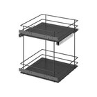 Promo Rangement coulissant pour meuble bas 50 cm gris mat avec 2 étagères à 109,00 € dans le catalogue Brico Dépôt à Aiguës-Vives