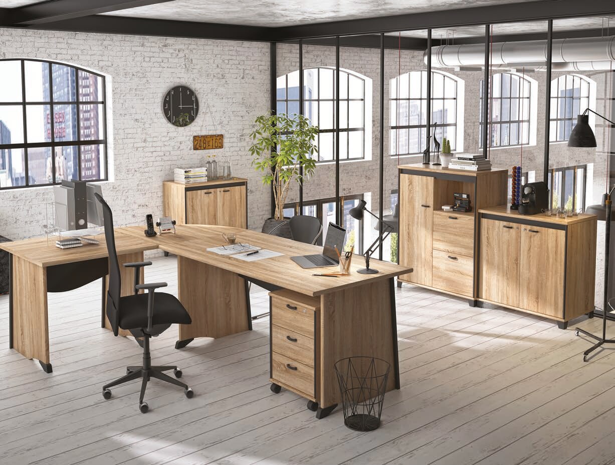 Bureau Vallée Saintes - BUREAU PIEDS PANNEAUX Promo BUREAU PIEDS PANNEAUX dans le catalogue Bureau Vallée Mobilier de bureau à Saintes