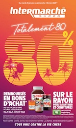 Catalogue Intermarché à Trélissac, avec 32 pages Prospectus Intermarché à Trélissac, "Totalement 80 80%", 32 pages, 21/01/2025 - 02/02/2025