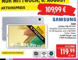Galaxy Tab A7 Lite im Angebot bei Marktkauf in Erlangen Galaxy Tab A7 Lite Angebote von Samsung bei Marktkauf Erlangen für 109,99 €