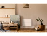 Radiateur électrique à inertie sèche cœur de fonte et WIFI blanc "Opera" 1000 W en promo chez Brico Dépôt Pau à 149,00 €