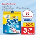 Waschmittel Angebote von Spee bei Netto Marken-Discount Stendal für 3,79 €