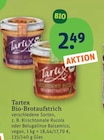 Bio-Brotaufstrich von Tartex im aktuellen tegut Prospekt für 2,49 €