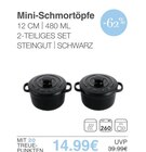 Aktuelles Mini-Schmortöpfe Angebot bei E center in Erlangen ab 14,99 €