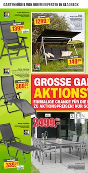 Gartenstühle im Dekor-Markt Prospekt "Gartenmöbel Aktionswochen!" mit 10 Seiten (Bottrop)