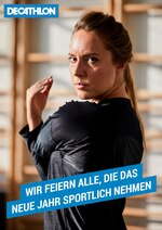 DECATHLON Prospekt für Potsdam mit 1 Seiten DECATHLON Prospekt für Potsdam: "Wir feiern alle, die das neue Jahr sportlich nehmen", 1 Seiten, 04.01.2021 - 31.01.2021