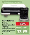 Design-Sandwichmaker von GASTROBACK im aktuellen Kaufland Prospekt für 17,99 €