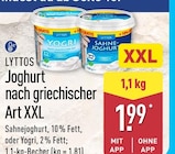 Joghurt nach griechischer Art XXL bei ALDI Nord im Osnabrück Prospekt für 1,99 €