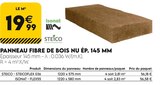 PANNEAU FIBRE DE BOIS NU ÉP. 145 MM - STEICO / ISONAT en promo chez Tout Faire Nantes à 19,99 €