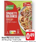 Fix Spaghetti Bolognese bei E center im Pfullingen Prospekt für 0,49 €