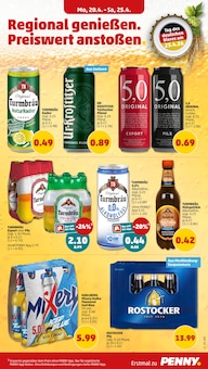 Bier im Penny Prospekt "Wer günstig will, muss Penny." mit 38 Seiten (Rostock)