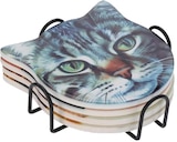 Sous-verre chat avec support - Carrefour à Saint-Malo Sous-verre chat avec support en promo chez Carrefour Saint-Malo à 4,00 €