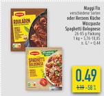 Fix verschiedene Sorten oder Herzens Küche Würzpaste Spaghetti Bolognese Angebot in Schlegel Fix verschiedene Sorten oder Herzens Küche Würzpaste Spaghetti Bolognese im aktuellen Prospekt bei diska in Schlegel