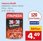 Aktuelle Pizza Angebote bei Netto Marken-Discount in Würzburg Aktuelles Italpizza 26x38 Angebot bei Netto Marken-Discount in Würzburg ab 4,49 €