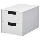 Minikommode mit 2 Schubladen weiß 16x25 cm Angebote von FJÄDERHARV bei IKEA Lahr für 7,99 €