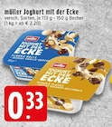 Aktuelles Joghurt mit der Ecke Schoko Balls Joghurt Vanille-Geschmack Angebot bei EDEKA in Krefeld ab 0,33 €