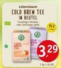 COLD BREW TEE im Angebot bei Erdkorn Biomarkt in Neumünster COLD BREW TEE Angebote von Lebensbaum bei Erdkorn Biomarkt Neumünster für 3,29 €