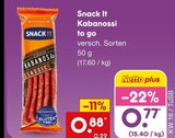 Aktuelles Kabanossi to go Angebot bei Netto Marken-Discount in Nürnberg ab 0,77 €