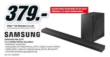 Media-Markt Lübbenau - 3.1.2-Dolby®Atmos-Soundbar HW-Q70T 3.1.2-Dolby®Atmos-Soundbar HW-Q70T Angebot bei Media-Markt Lübbenau im Prospekt Das wird Mein Frühling!