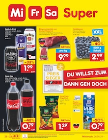 Cola im Netto Marken-Discount Prospekt "Aktuelle Angebote" mit 55 Seiten (Mettmann)