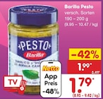 Aktuelles Barilla Pesto Angebot bei Netto Marken-Discount in Saarbrücken ab 1,79 €