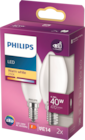 1 + 1 OFFERT SUR LES AMPOULES LED PHILIPS - PHILIPS en promo chez Auchan Hypermarché Amiens