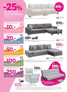 Couch im mömax Prospekt "PINK SHOPPING WEEKS" mit 16 Seiten (Nürnberg)