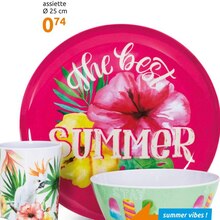 Assiette - Action à Lille Assiette en promo chez Action Lille à 0,74 €
