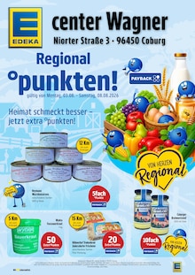E center Prospekt Regional punkten! mit  Seiten in Bad Rodach und Umgebung