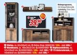 Aktuelles Vitrine oder Wandboard oder Highboardvitrine oder TV-Unterschrank Angebot bei Opti-Megastore in Bremerhaven ab 39,90 €