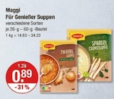 Aktuelles Für Genießer Suppen Angebot bei V-Markt in München ab 0,89 €