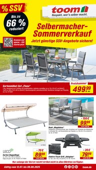 Aktueller toom Baumarkt Prospekt "Selbermacher-Sommerverkauf" Seite 1 von 10 Seiten für Gaggenau