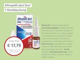 LINDA - Allergodil akut Duo Angebot im Prospekt Allergodil akut Duo bei LINDA im Prospekt "" für 17,79 €