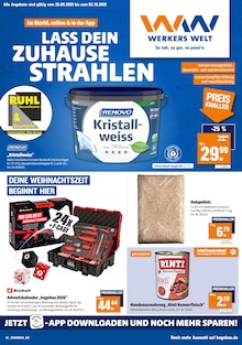 Aktueller Werkers Welt Prospekt für Allendorf (Lumda) und Ungebung, Seiten zum blättern Werkers Welt Prospekt APP LADEN UND GEWINNEN mit Seiten in Allendorf (Lumda) und Umgebung