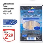Feine Heringsfilets Angebote von Ostsee Fisch bei GLOBUS Jena für 2,29 €