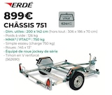 CHÂSSIS 751 - ERDÉ - Feu Vert CHÂSSIS 751 - ERDÉ à 899,00 € dans le catalogue Feu Vert