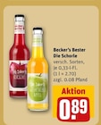 Die Schorle Kirsche im REWE Prospekt Die Schorle Kirsche von Becker’s Bester im aktuellen REWE Prospekt für 0,89 €