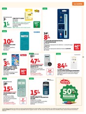 Promos Calculatrice dans le catalogue "LES TOPS DE LA RENTRÉE" de Auchan Hypermarché Calculatrice en promo dans le catalogue Auchan Hypermarché à la page 55
