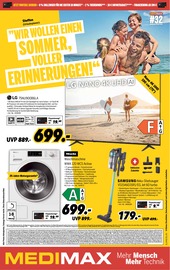 MEDIMAX Elektromärkte Prospekt der aktuellen Woche mit 14 Seiten, gültig von 31.07.2026 bis 07.08.2026, in Velten und Umgebung Aktueller MEDIMAX Elektromärkte Prospekt in Velten und Umgebung, "WIR WOLLEN EINEN SOMMER, VOLLER ERINNERUNGEN!" mit 14 Seiten, 31.07.2026 - 07.08.2026