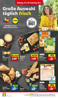 Käse-Schinken-Croissant Angebot im aktuellen Lidl Prospekt auf Seite 4