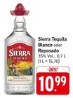 Tequila Blanco Angebote von Sierra bei EDEKA Lahr für 10,99 €