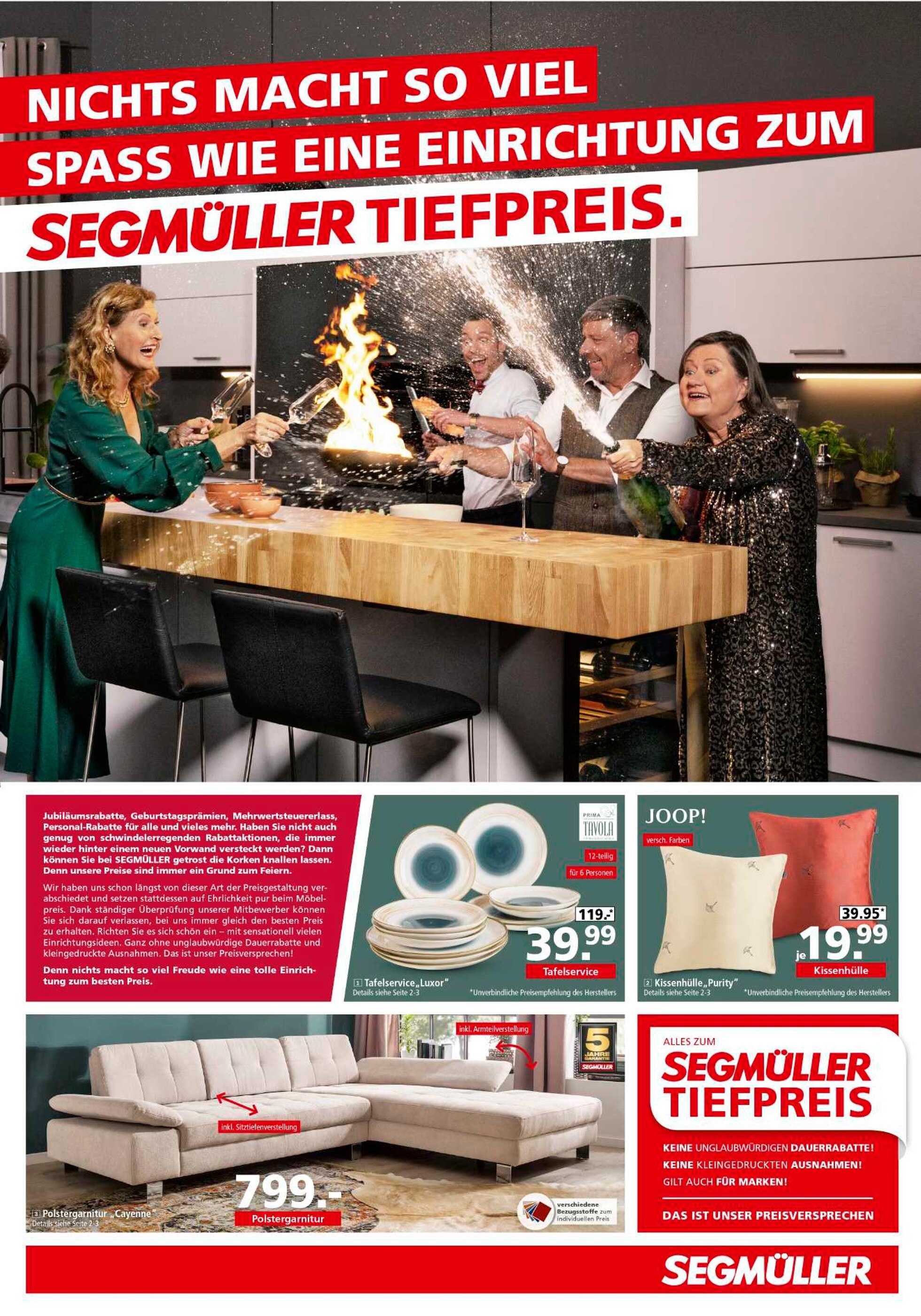Segmüller Prospekt für Mönchengladbach mit 12 Seiten Segmüller Prospekt für Mönchengladbach: "SEGMÜLLER Tiefpreis", 12 Seiten, 11.10.2021 - 30.10.2021