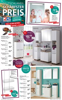 Spiegelschrank Angebot im Zurbrüggen Prospekt, gültig von 27.05.2023 bis 08.07.2023 Spiegelschrank Angebot im aktuellen Zurbrüggen Prospekt auf Seite 25