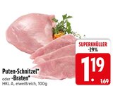 Puten-Schnitzel von  im aktuellen EDEKA Prospekt für 1,19 €
