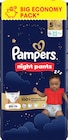 Aktuelle Pampers Angebote bei dm-drogerie markt in Frankfurt (Main) Aktuelles Baby Pants night Gr. 5 (11-17 kg) Big Pack Angebot bei dm-drogerie markt in Frankfurt (Main) ab 19,75 €