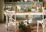 Table à dîner extensible 6/14 personnes PROVENCE. en promo chez Maisons du Monde Table à dîner extensible 6/14 personnes PROVENCE. dans le catalogue Maisons du Monde