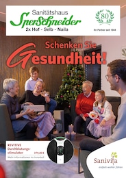 Aktueller Sperschneider GmbH Orthopädie + Rehatechnik Sanitätshäuser Prospekt für Hof: Schenken Sie Gesundheit! mit 6} Seiten, 13.11.2024 - 31.01.2025